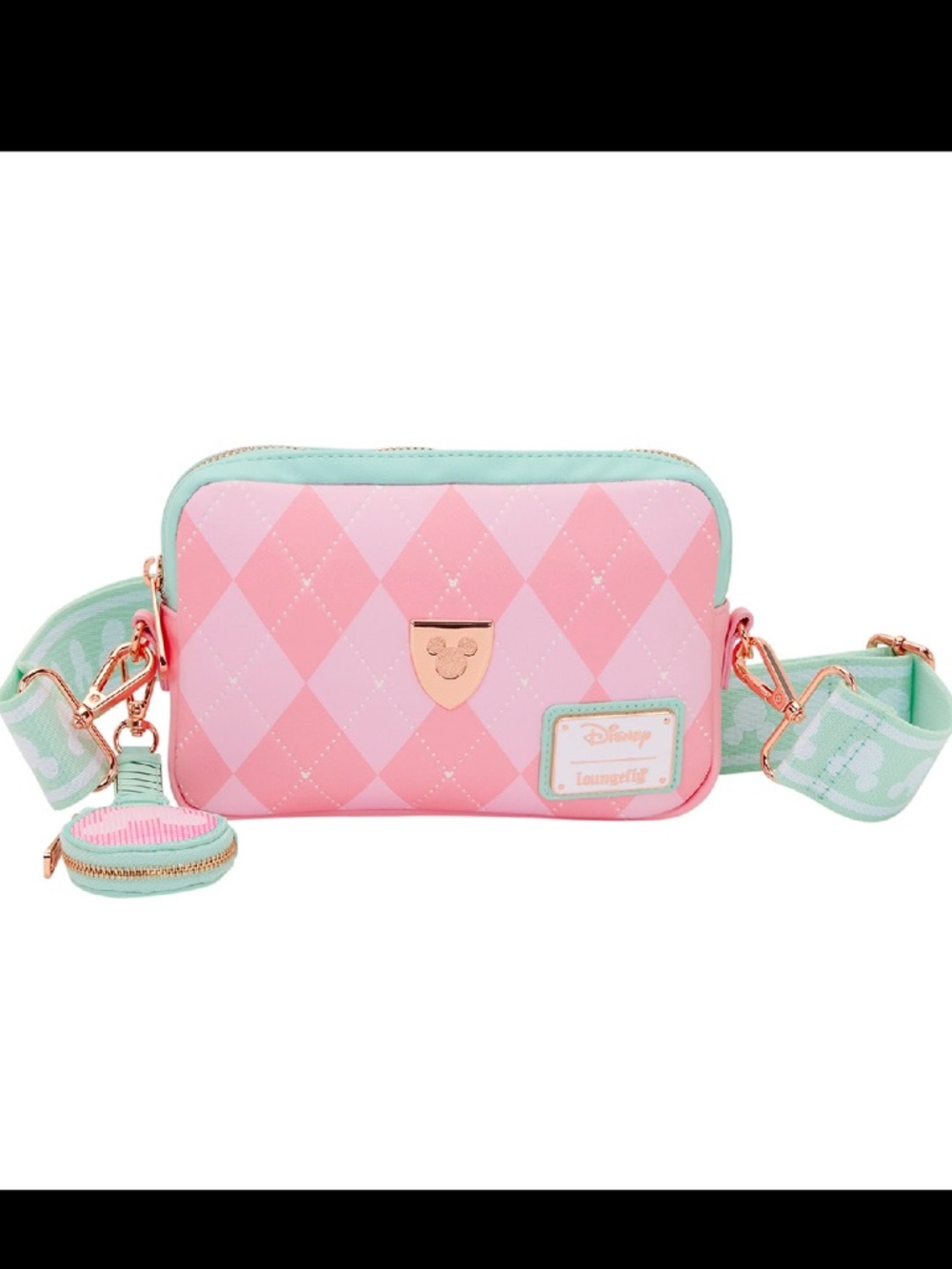 Loungefly Disney Mickey & Friends Tennis Sling Crossbody Bag with Coin Bag